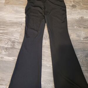 SHEIN EZwear solid flare leg pants